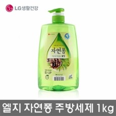LG 자연퐁 주방세제1kg/친환경 설거지 세척 피부보습